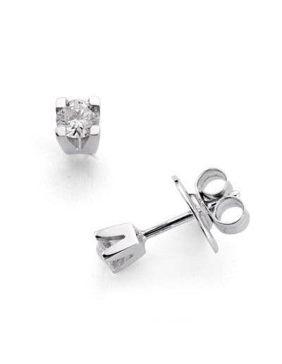 18K PENDIENTES 2 DIAMANTES...