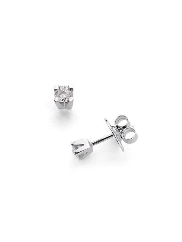 18K PENDIENTES 2 DIAMANTES 0.11 QTS....