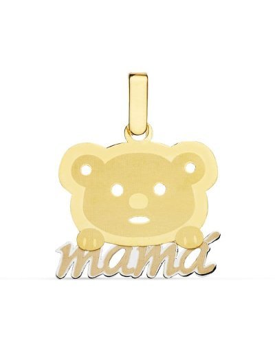 18K COLGANTE BICOLOR MAMA...