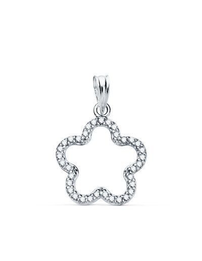 18K COLGANTE ORO BLANCO...