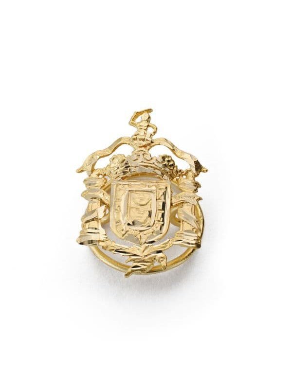 18K ESCUDO INSIGNIA DE MELILLA 20X14 MM