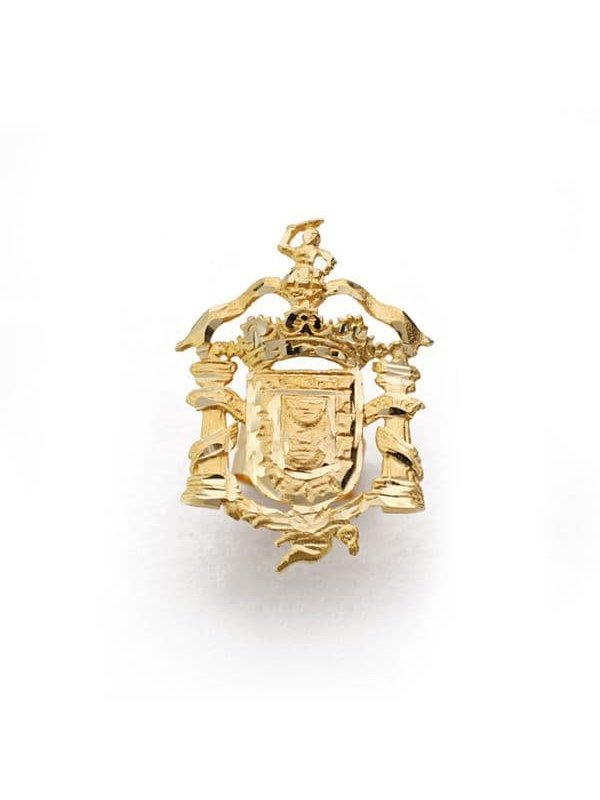 18K ESCUDO INSIGNIA MELILLA 20X14 MM