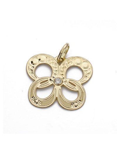 18K COLGANTE MARIPOSA...