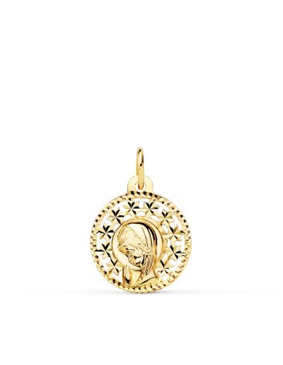 18K MEDALLA VIRGEN NIÃ‘A...