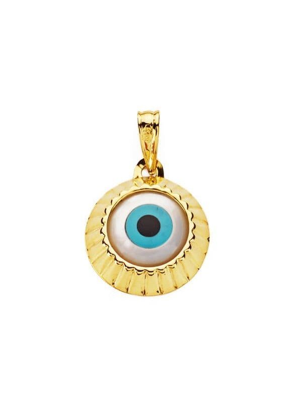 18K COLGANTE ORO AMARILLO OJO TURCO...