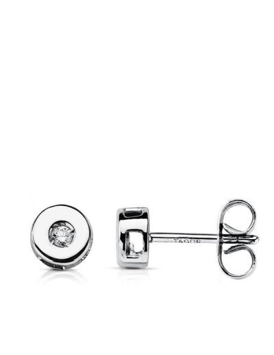 18K PENDIENTES DIAMANTES...