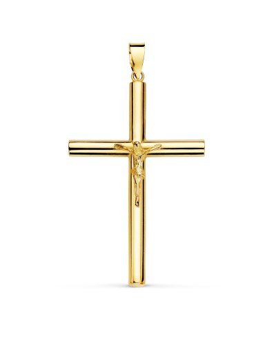 18K CRUZ ORO AMARILLO CON...