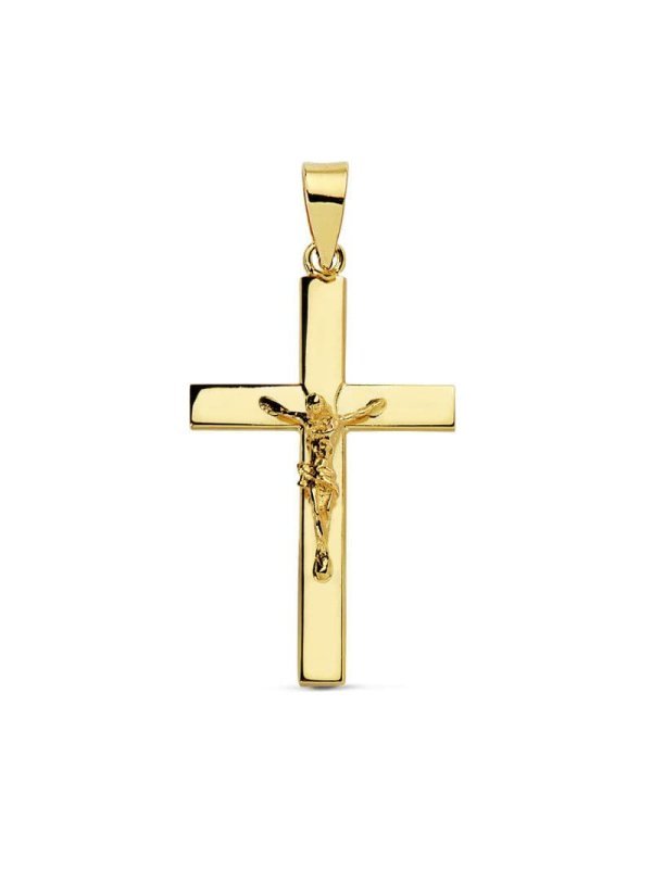 18K CRUZ CON CRISTO 25X16X3 MM