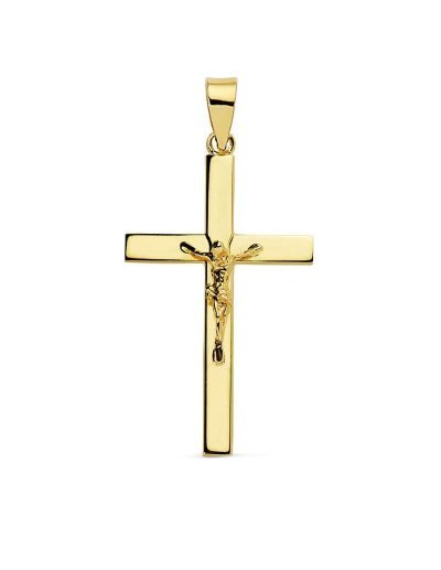 18K CRUZ CON CRISTO 29X18X3 MM