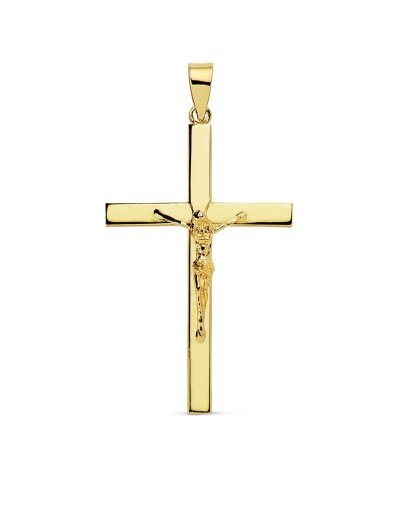 18K CRUZ CON CRISTO 35X22X3 MM
