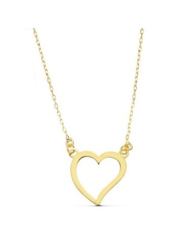 18K GARGANTILLA ORO AMARILLO CORAZON...