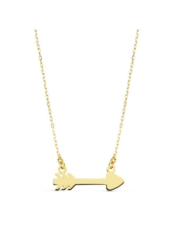 18K GARGANTILLA FLECHA CUPIDO 20X6...