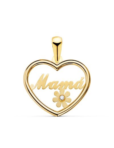 18K COLGANTE MAMA CORAZON...