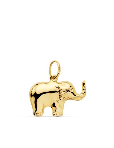 18K COLGANTE ELEFANTE LISO...