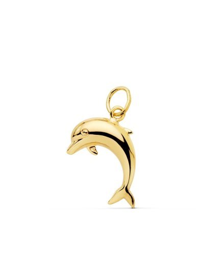 18K COLGANTE DELFIN LISO...