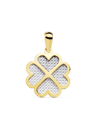 18K COLGANTE BICOLOR...