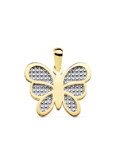 18K COLGANTE ORO BICOLOR...