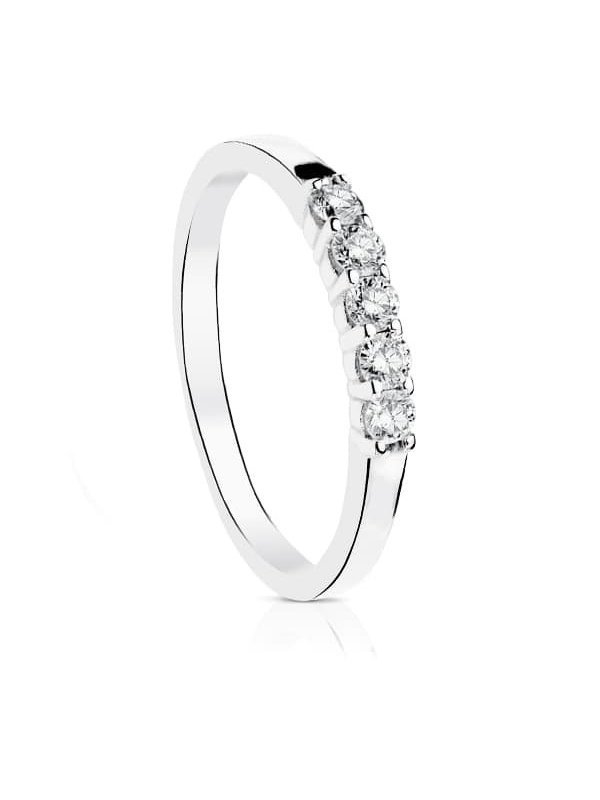 18K SORTIJA DIAMANTES TALLA BRILLANTE...