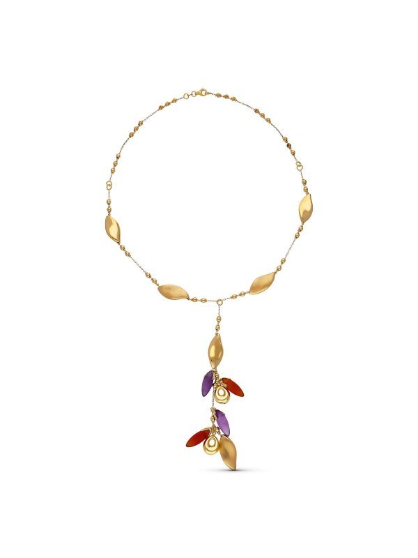 18K GARGANTILLA ORO AMARILLO COLGANTE...