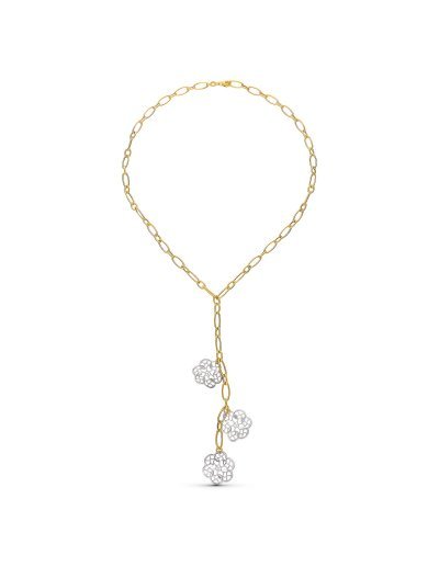 18K GARGANTILLA ORO BICOLOR...