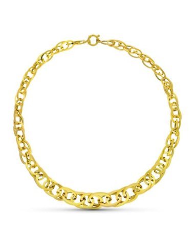 18K GARGANTILA ORO AMARILLO ESLABONES...