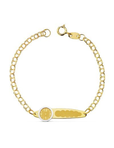 18K ESCLAVA ORO AMARILLO...