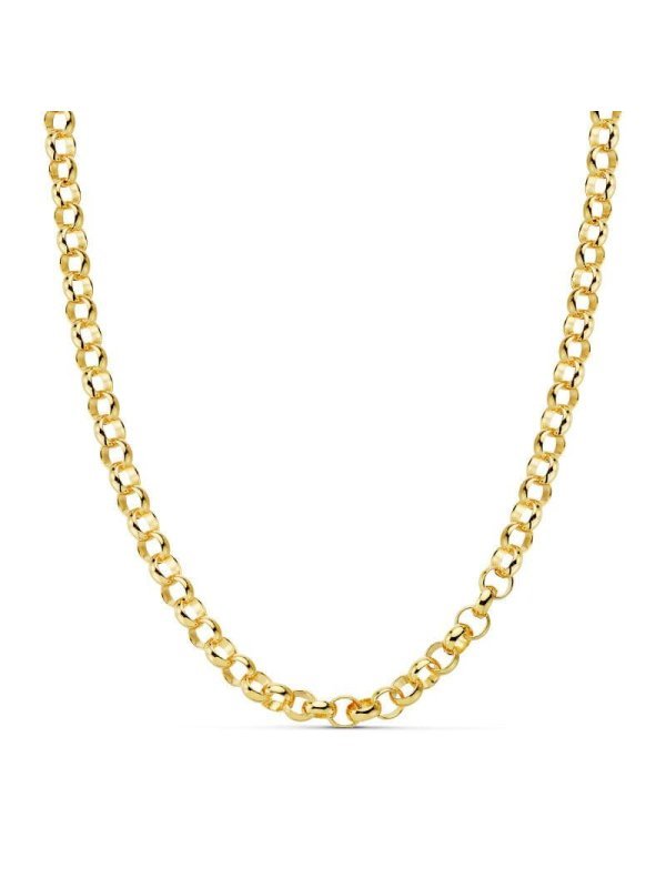 18K CADENA ROLO HUECA 45CM 5.5 MM