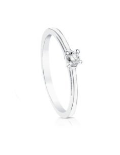 18K SOLITARIO DIAMANTE...