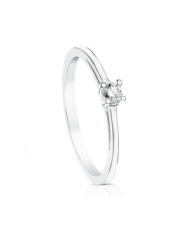 18K SOLITARIO DIAMANTE TALLA...