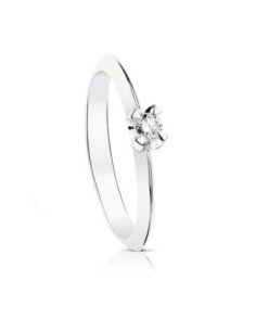 18K SOLITARIO DIAMANTE...