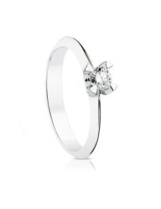 18K SOLITARIO DIAMANTE...
