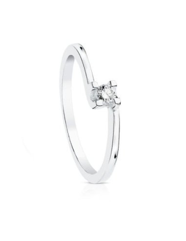 18K SOLITARIO DIAMANTE TALLA...