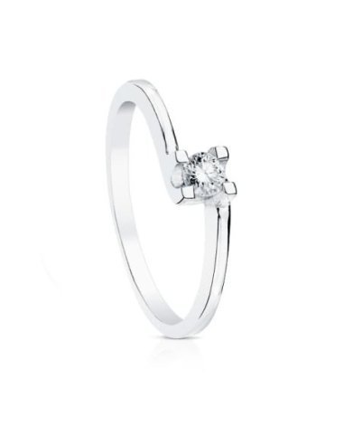 18K SOLITARIO DIAMANTE TALLA...