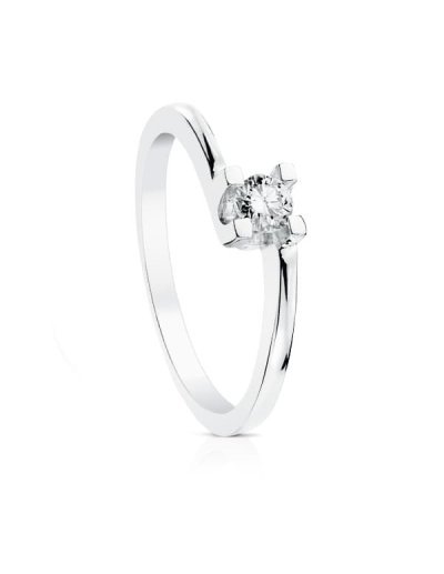 18K SOLITARIO DIAMANTE...