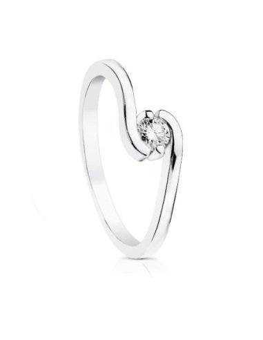 18K SOLITARIO DIAMANTE TALLA...