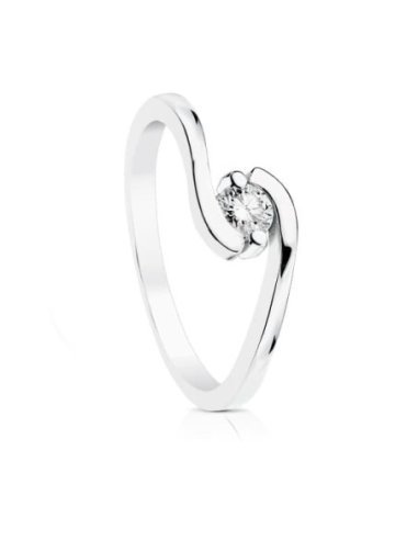 18K SOLITARIO DIAMANTE TALLA...