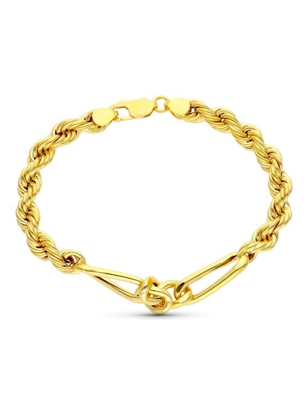 18K PULSERA ORO AMARILLO SALOMONICO...