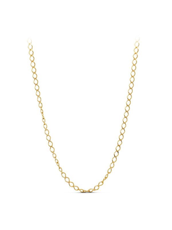 18K CADENA ORO AMARILLO ROMBO MACIZA...