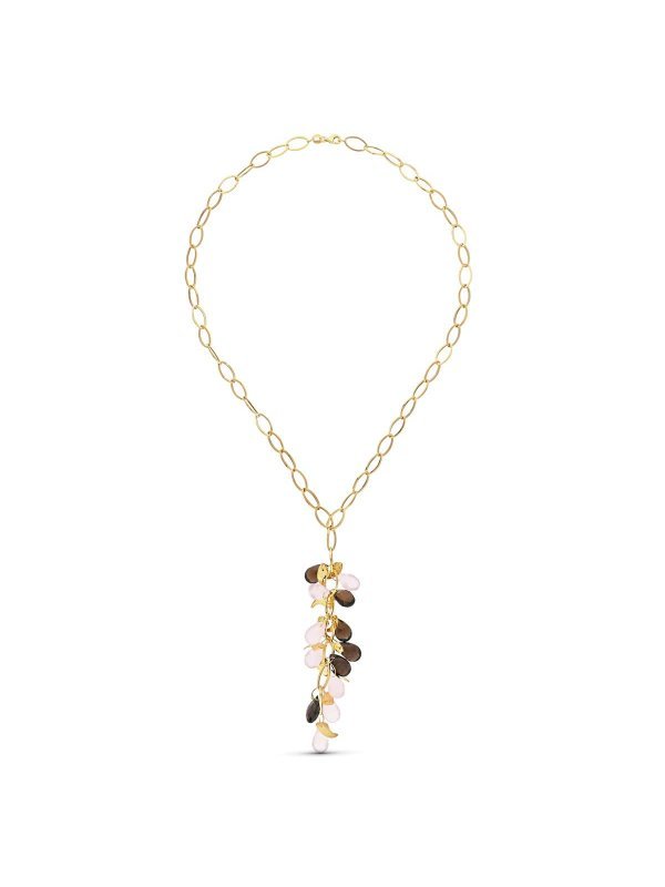 18K GARGANTILLA ORO AMARILLO PIEDRAS...