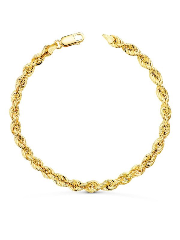 18K PULSERA ORO AMARILLO CORDON...