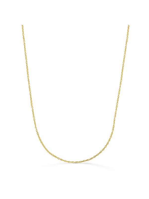 18K CADENA ORO AMARILLO ROLO MACIZA...