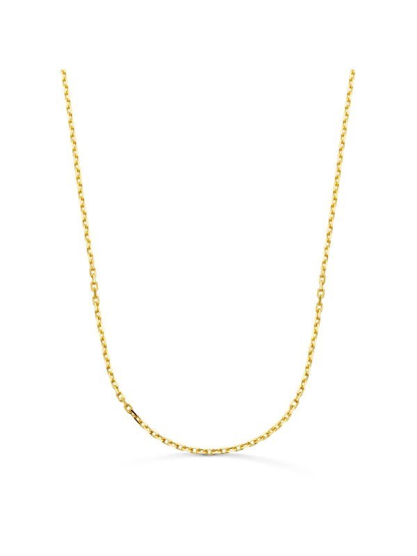 18K CADENA FORZADA MACIZA ANCHO:1.9MM...