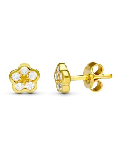 18K PENDIENTES ORO AMARILLO...