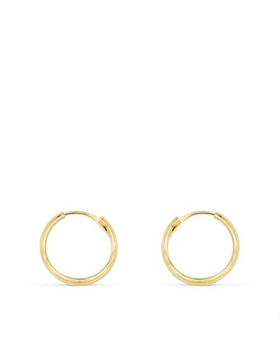 18K AROS HUECOS ORO...