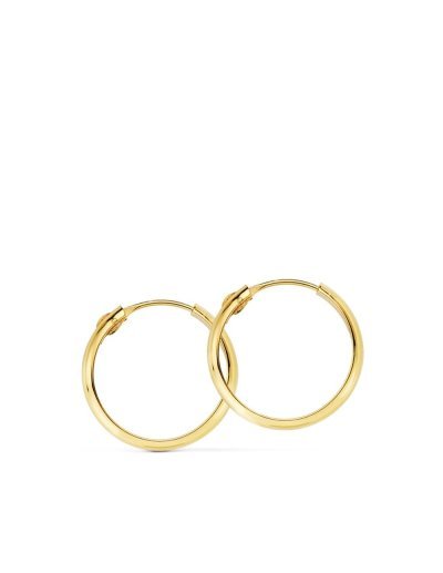 18K AROS ORO AMARILLO MEDIA...