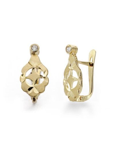 18K PENDIENTES CUBANAS...