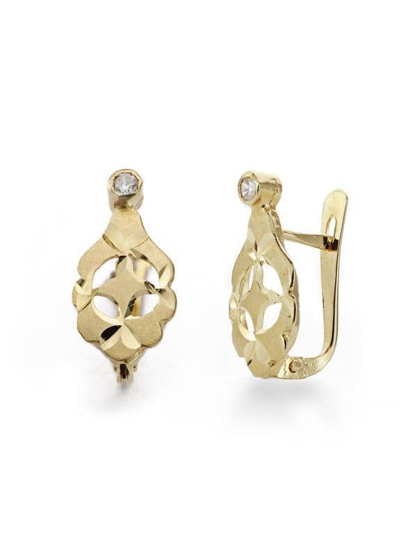 18K PENDIENTES CUBANAS NIÃ‘A...