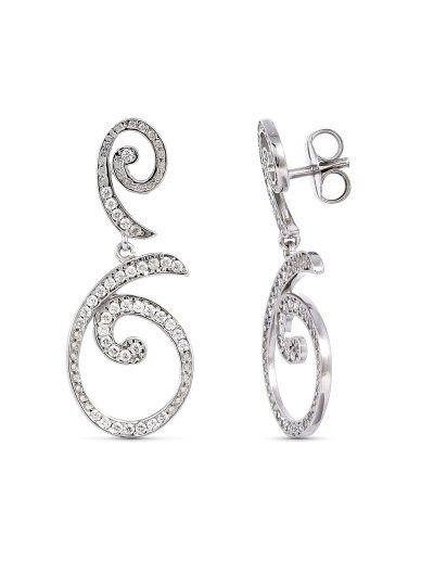 18K PENDIENTES LARGOS ORO...
