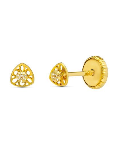 18K PENDIENTES ORO AMARILLO...