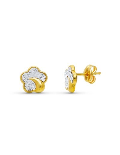 18K PENDIENTES ORO AMARILLO...